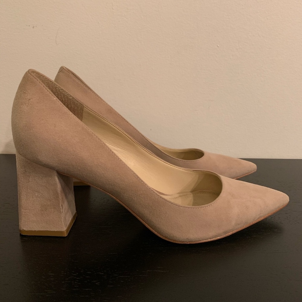 marc fisher ltd. zala suede pointed toe pumps 7.5